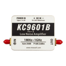 Amplificador de Bajo Ruido KC9601B de 1 A 1000 MHz, Módulo LNA de Alta Linealidad, Fuente de Alimentación Tipo C de Alta Ganancia de 21 DB.