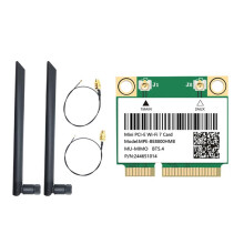 BE200 WIFI7 -Pcie 8774M Tri-Band 2.4G/5G/6Ghz Draadloze Netwerk Wifi-Kaartadapter WiFi 7-Adapter voor Win10/11