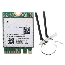 AW-CB304NF RTL8821CE WiFi Card+2X8DB Antenna Kit 2.4G/5Ghz 4.2 433Mbps 802.11AC Laptop IPC Wireless Module
