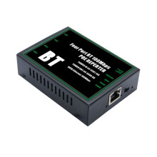 Extensor PoE BT de 4 Puertos A 100 Mbps, 10/100 Mbps, 1 Entrada, 4 Salidas, IEEE802.3, Repetidor PoE BT para Cámara PoE de 48 V, Punto de Acceso