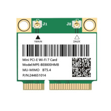 BE200 8774Mbps WiFi7-Kaartkit -PCIE Tri-Band 2.4G/5G/6Ghz Draadloze Netwerkadapter BT5.4 WiFi7-Module voor Win10/11