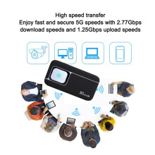 Portable 5G WiFi Mobile Hotspot High Speed 6000mAh Capacity Battery 16 Device Connections Stable Connection for Phones