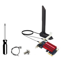 Scheda Adattatore PCI-e WiFi 7 BE200 Tri Band 2.4G/5G/6GHz 8874Mbps BT5.4 Adattatore di Rete Wireless Desktop per Win10/11 B
