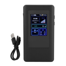 Mobilny Router 5G, Bateria 4400 MAh, Obsługa 16 Podłączonych Urządzeń, Mobilny Router Hotspot O Niskim Opóźnieniu i Wysokiej Prędkości