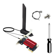 WiFi 7 MT7925 PCI-E-Adapterkortsats Tri-Band 2,4G/5G/6 GHz 5374 Mbps BT5.3 Stationär Trådlös Nätverksadapter för Win10/11