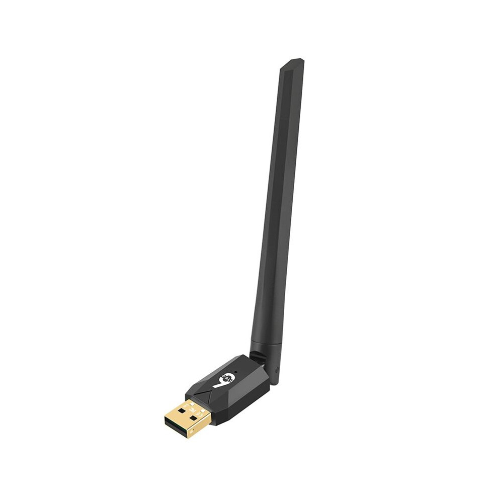 Usb Bluetooth6.0 Adapter 200M Usb Dongle Wireless Music Audio Receiver Transmitter Ble/Edr For Pc Mouse Keyboard Black 6031503691369