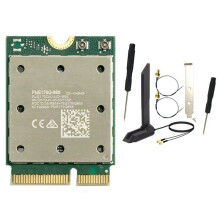 Tarjeta QCNCM865 WiFi7 5.4 Tribanda 2.4G/5G/6Ghz 5800M M.2 Adaptador de Red Inalámbrica para Windows 10/11