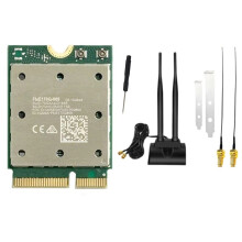 WiFi7 QCNCM865 Wireless Network Card Tri Band 2.4G/5G/6Ghz 5800M  5.4 M.2 Wireless Network Adapter for Win10/11
