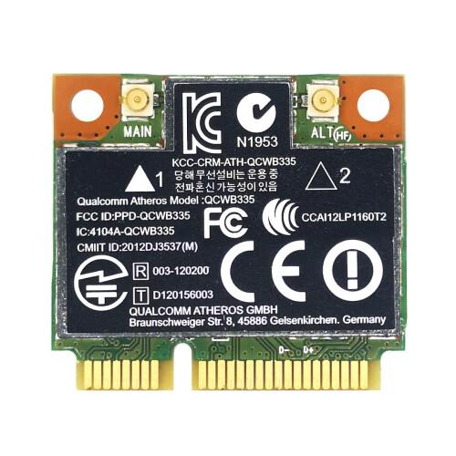 AR9565 WiFi Card QCWB335  PCIE  4.0 150Mbps 2.4G for XP Win7 Win8 Linux System