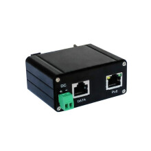 Injecteur POE Industriel 35 W 2,5 Gbit/S, Entrée 12-60 V CC, Sortie 55 V 0,6 A, Alimentation Passive par Ethernet pour Périphériques Réseau.