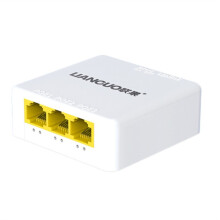 LIANGUO Extensor Gigabit POE de 4 Portas, 1000 Mbps, Repetidor de de Rede IEEE802.3af/At para PoE, NVR, Câmera IP, Ponto de Acesso