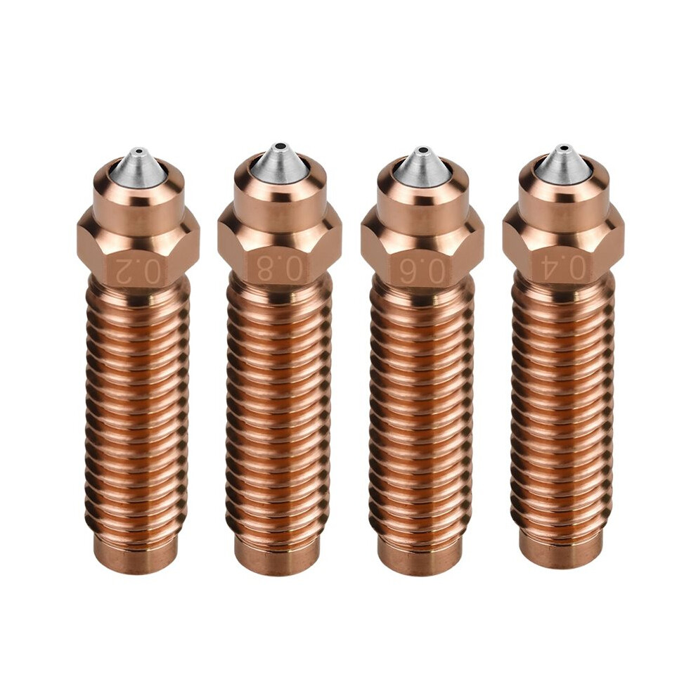 Hotend Nozzles For Centauri Chromium Zirconium Copper Bimetallic Nozzle 0.2/0.4/0.6/0.8Mm 3D Printer Part 4713746280518