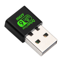 Adaptador USB WiFi 6 AX900 de Doble Banda de 2,4 GHz y 5 GHz, Receptor Inalámbrico WLAN Sin Controlador.