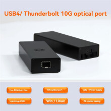 USB4 Naar 10Gb Ethernet-Adapter Compatibel met 3/4 SFP+10G-Poort Ethernet-Kaart Ondersteuning voor