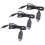 3X USB  5V para  12V 2.1Mm X 5.5Mm Conversor de MóDulo   Macho Conector Jack Power Cable Plug, USB para  Cable -1M 1