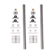 30Pcs 400mm Optical Axis Guide Bearing Housings Linear Rail Shaft Support Screws Set