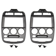 2X 9 Inch Car Stereo Radio Fascia Audio Frame GPS Navigation Panel DVD Frame Dashboard Adapter for 1999 Verna