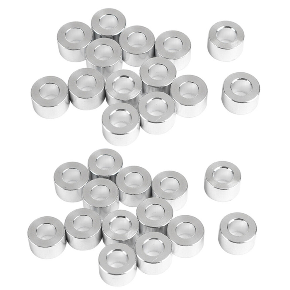 20X Aluminum Column Flat Gasket Bushing 6Mm Aluminum Bushing Aluminum Barrier 3D Printer Accessories For 4711062025813