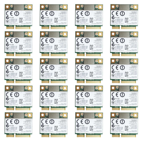 20X AR9462 AR5B22 WB222 Half  PCIe 300Mbps+Bluetooth4.0 WLAN Wifi Wireless Card