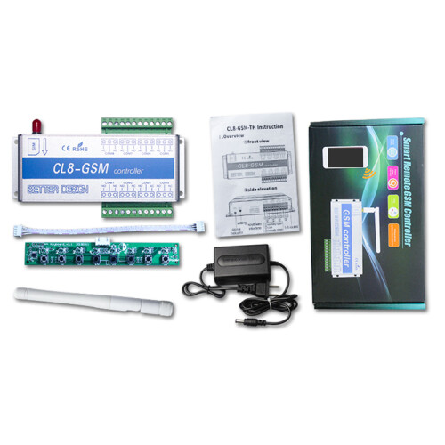 CL8-GSM Mobile Phone Remote Control  Relay   Phone SMS Remote Control -EU Plug 1