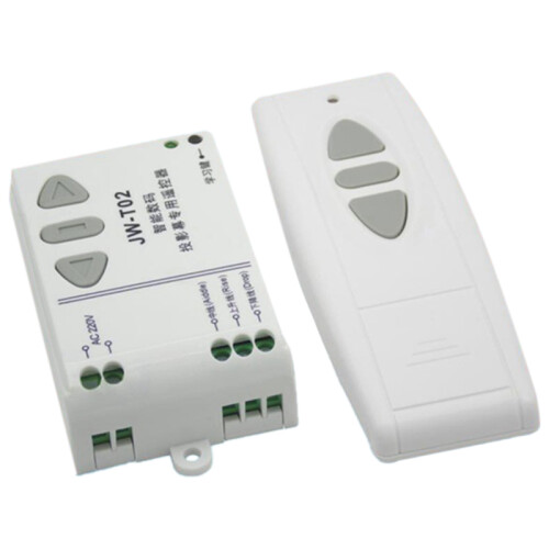 JW-T02 AC 220V Motor Wireless Remote Control   Down Stop Tubular Motor Controller Forward Reverse TX RX Latched