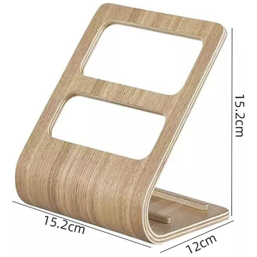 Remote Control Caddy Media Organizer, Coffee Table Remote Holder (Walnut Color) 1