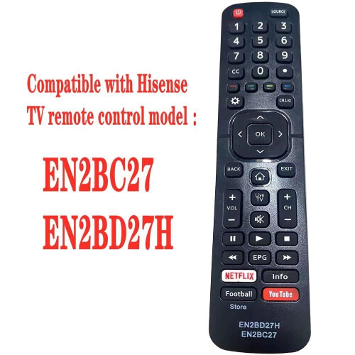 TV Remote Control, for  Intelligent TV Remote Control EN2BC27/EN2BD27H Replace Remote Controls 2