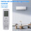 YAP1F Air Conditioner Remote Control for GREE YAP1F Home Heating and Cooling Function Replacement Remote Control 3
