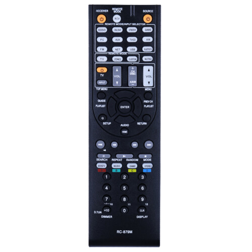 RC-879M Remote Control for  TX-NR535 TX-SR333 HT-R393 HT-S3700 Power Emplifier AV Receiver Controller Remote