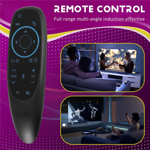 G10S Pro BT Airmouse Backlit Voice Remote Control Wireless for  Player IR Learning G10 Gyroscope for Android TV Box