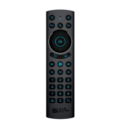 G20S PRO BT5.0 2.4G Wireless  Voice Air Mouse Gyroscope IR Learning Backlit Remote Control for Android TV BOX