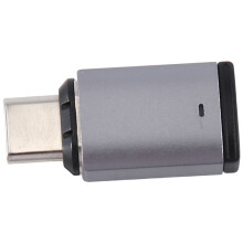5A Magnetic Adapter USB C Male to Female 100W PD Fast Charging Magnet USB C Data Adapter OTG Connector, Straight