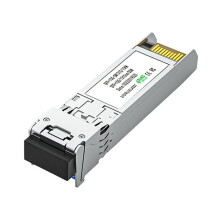 Módulo de Fibra Óptica SFP+ de 10 G, 2 Piezas, 1310 NM, LC, Transceptor de Fibra Dual Monomodo, Compatible con Conmutadores de Enrutador de Red, D