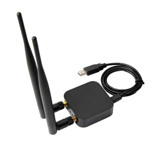 RT3572L Chipset 2.4G/ 5G Wireless Network Card Wifi Receiver Transmitter with 2 Antenna for Windows/8/10/Kali Linux 1