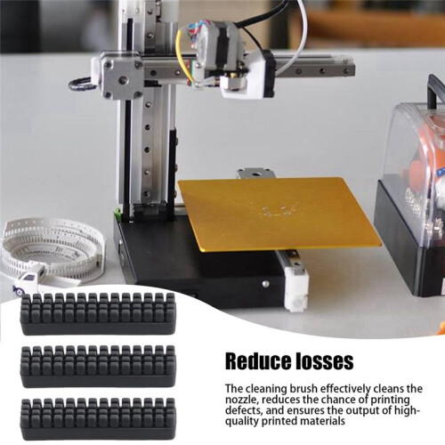 For Bambu A1 Minis Nozzle Silicone Brush 3D Printer Nozzle Cleaner Tool for Enhanced Print Quality 2