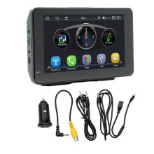 Bil 7-Tums Bärbar Skärm Körinspelare GPS-Navigeringsskärm Trådlös Carplay Android AUTO MP5-Spelare