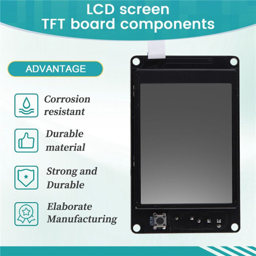 For Artillery 3D Printer LCD Screen and TFT Board Easy Installation, High Sensitivity Touch Control for Genius Models 2