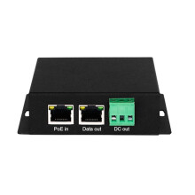 30 W Industrieller Isolierter PoE-Gigabit-Splitter für Den Heimgebrauch, Hohe Leistung, 12 V/24 V Ausgang, Unterstützt IEEE802/3AF/AT/BT