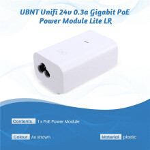 New UBNT Unifi 24v 0.3a Gigabit PoE Power Module Lite LR