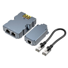 Kit Combinado de Adaptador de Antena Parabólica A RJ45 de 48 V CC para Starlink Flat, Inyector PoE Gigabit de 320 W de Alto Rendimiento