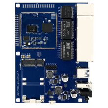 MT7621A Chipsatz GbE Wireless Router Modul mit HLK-7621 Kit/Entwicklungsboard WLAN-Modul EU-STECKER