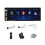 Single Din Car Stereo com Carplay Android Auto, 6,9 Polegadas IPS Touch Screen Car Radio  FM AM USB SWC 1
