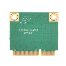 Tarjeta WiFi 7 BE200HMW para Adaptador de Red Inalámbrica 5.4 Tri Band 2.4G/5G/6GHz para PC Windows10/11 WiFi6E