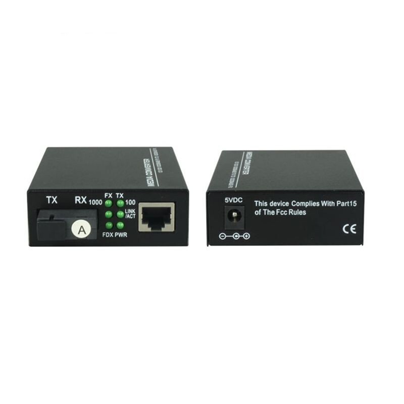 Network Transceiver 1Pair 10G SFP+ Fiber to RJ45 Media Converter RJ45 to SFP+ 10/100/1000M ...