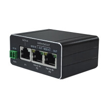 30w POE Injector Passive Input 48V 30w Output Support Mode A 12+36- and B 45+ 78- Pins POE Injector RJ45