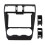 Car 9 Inch Radio Fascia GPS Navigation Panel Android Stereo DVD Dash Panel Frame for  Forester 2013-2018 1