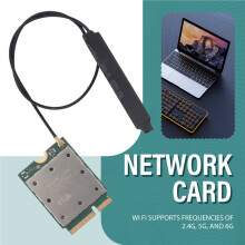 Wifi 7 QCNCM865 M.2 Netwerkkaart 5.3 Tot 5.8Gbps Wifi 6E Wlan Adapter voor Win11
