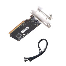 Tarjeta Gráfica Externa de Alto Rendimiento PCIe4.0 X16 A Tarjeta Adaptadora de Media Altura Trasera SlimSAS 8654 con Cable