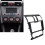 Car 9 Inch Radio Fascia GPS Navigation Panel Android Stereo DVD Dash Panel Frame for  Forester 2013-2018 6