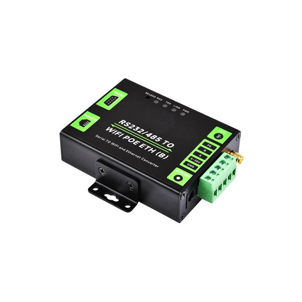 Industrial Grade Serial Server Rs232/485 To Wifi And Ethernet Modbus Gateway, Mqtt Gateway Poe Network Port 6033300444377